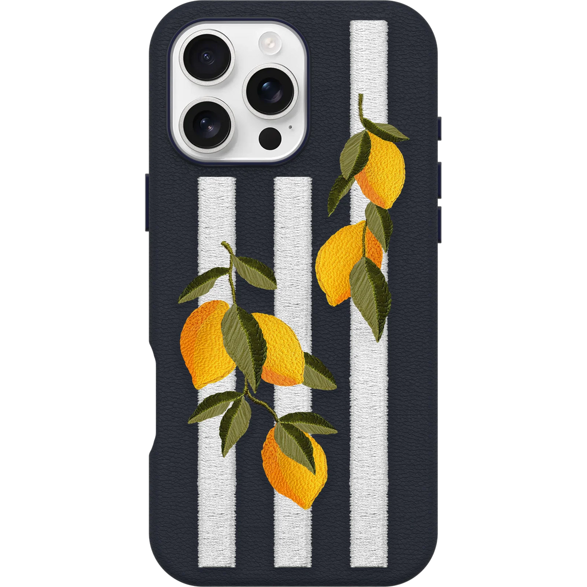 iPhone 16 Pro Max Symmetry Series Cactus Leather Embroidery Case