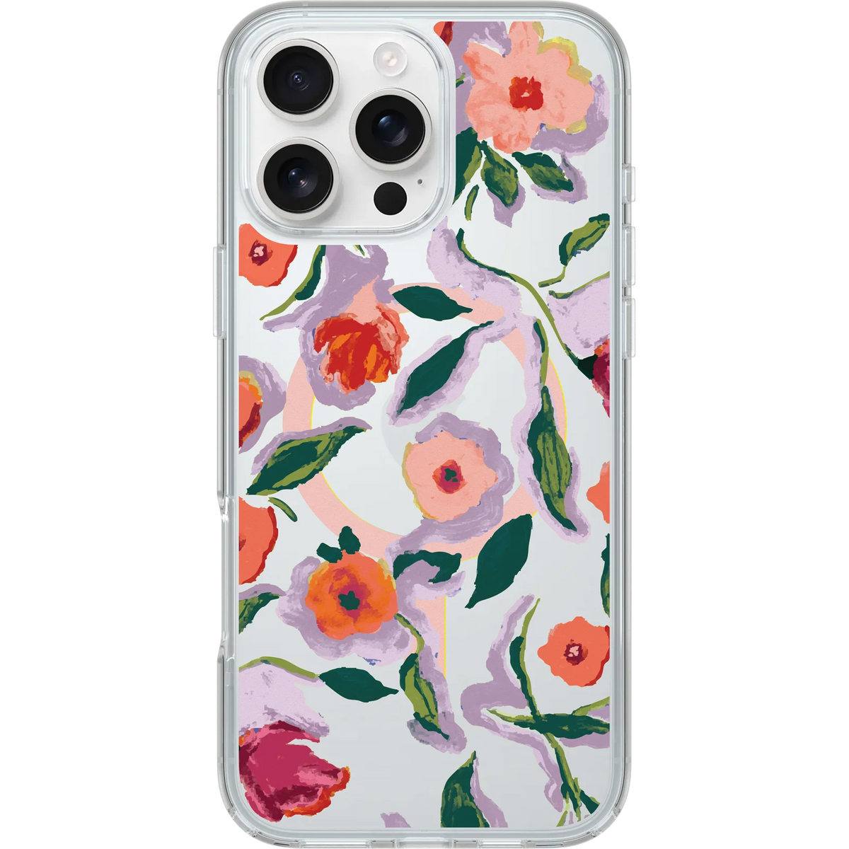 iPhone 16 Pro Max Symmetry Series Clear for MagSafe Confetti of Blossoms Case
