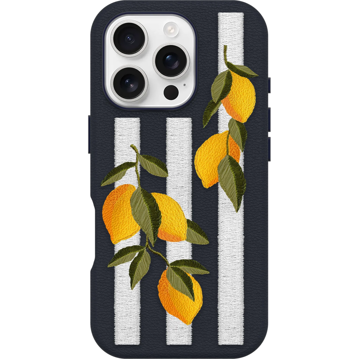 iPhone 16 Pro Symmetry Series Cactus Leather Embroidery Case